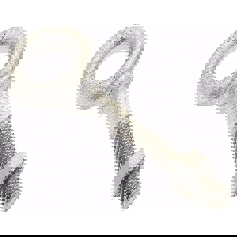 Fixed Lifting Eye Bolt: With Shoulder, 800 lb Capacity, 5/16 Thread, Grade 316 Stainless Steel